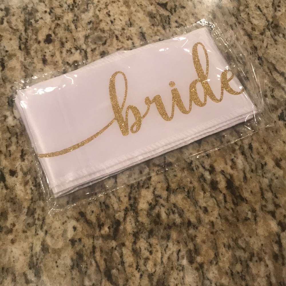 Bride sash